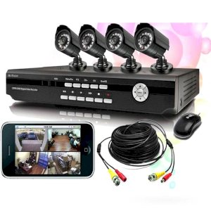 CCTV 4 camera fully setup