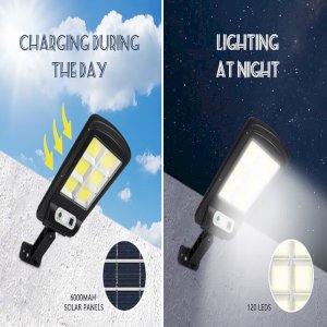 SOLAR STREET LIGHT LED REMOTE CONTROL SENSOR LIGHT